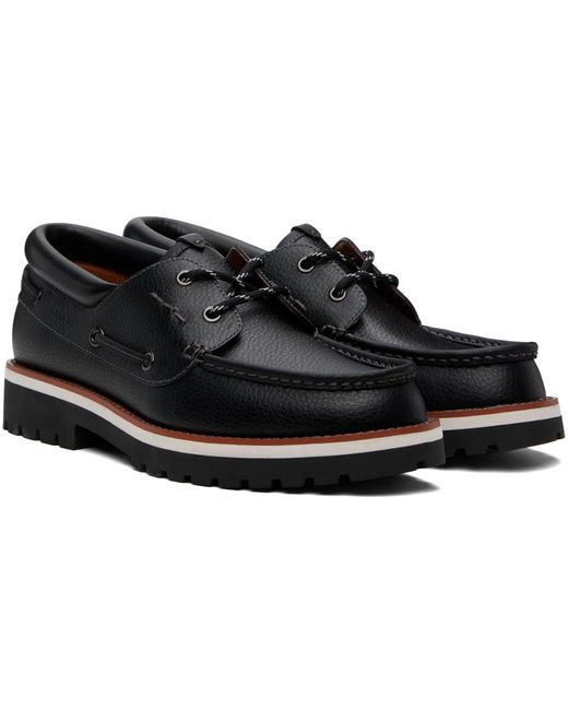 COACH Black Benson Boat Shoe for men