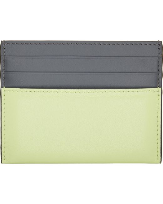 Givenchy Green Antigona Stamped Card Holder for men