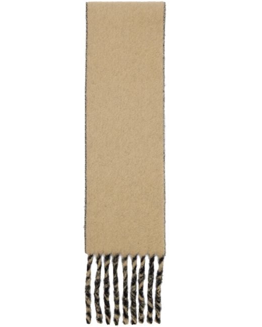 Jean Paul Gaultier Black Alpaca Scarf for men