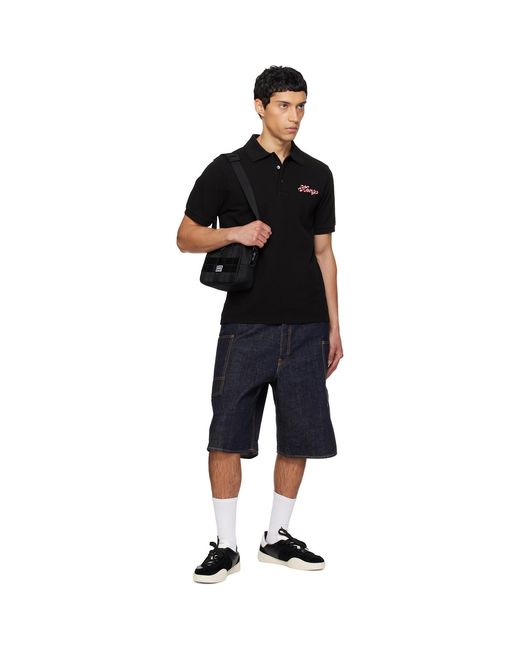 KENZO Blue Paris Cargo Monkey Fit Denim Shorts for men