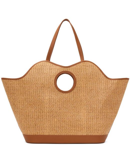 Holzweiler Brown Tan Strawberry Tote