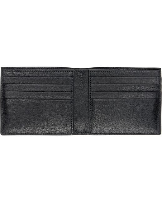 Tom Ford Black Elongated T Line Money Clip Wallet for men