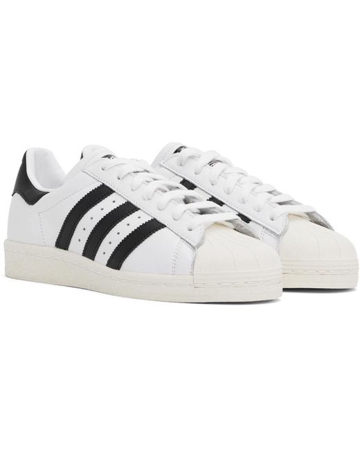 Adidas Originals ホワイト& Superstar 82 スニーカー Black