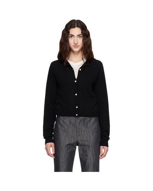 Baserange Black Tier Cardigan