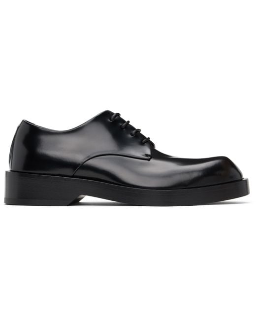 Jil Sander Black Lace-Up Derbys for men