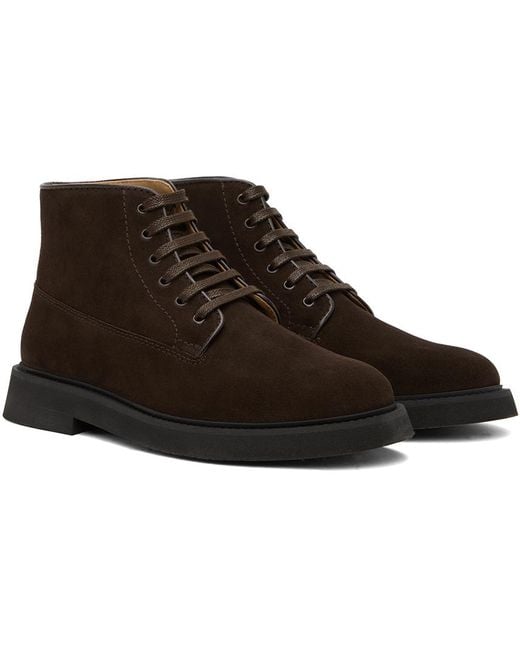 A.P.C. Black . Brown Gael Boots for men