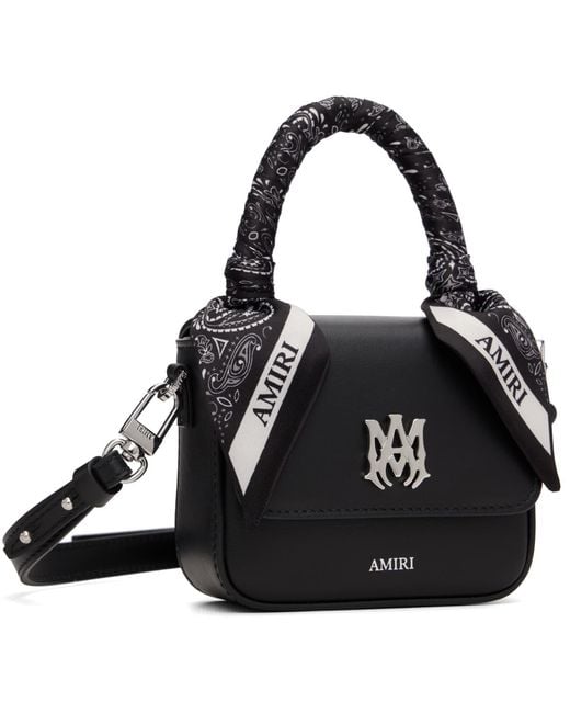 Amiri Black Nano Ma Bag