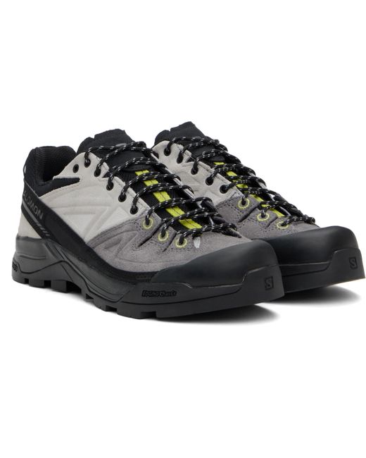 メンズ Salomon ブラック＆グレー X-Alp Ltr スニーカー Black
