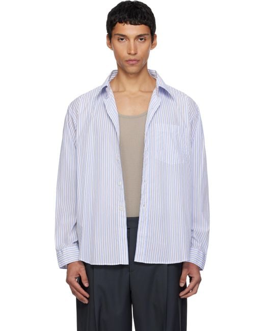 mfpen White Executive Shirt for men