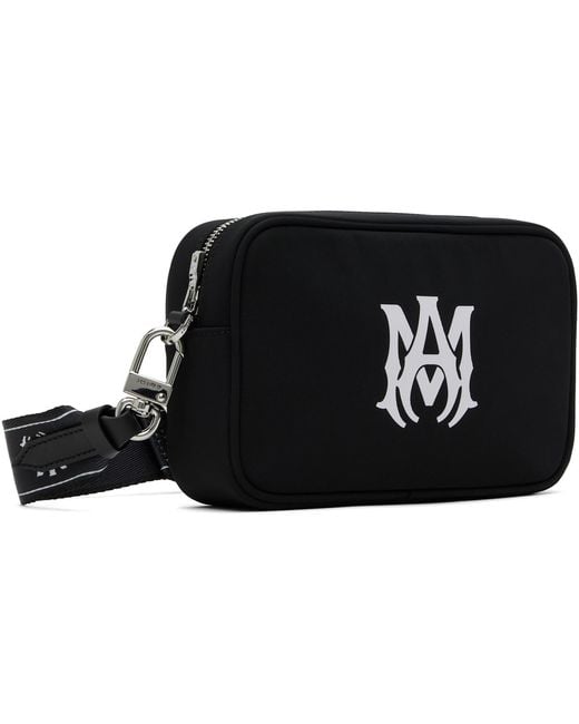 Amiri Black Ma Camera Bag for men