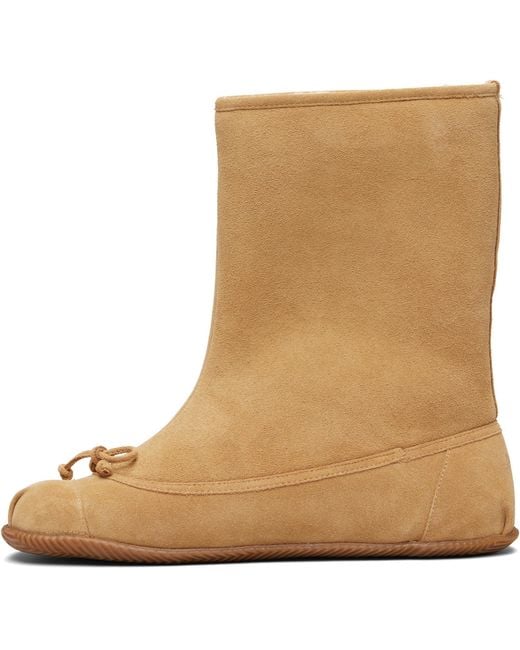 Abra Brown Tan Tall Baby Boots for men