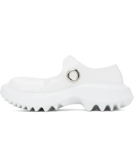 Comme des Garçons ホワイト Phileoエディション スリッポンスニーカー Black
