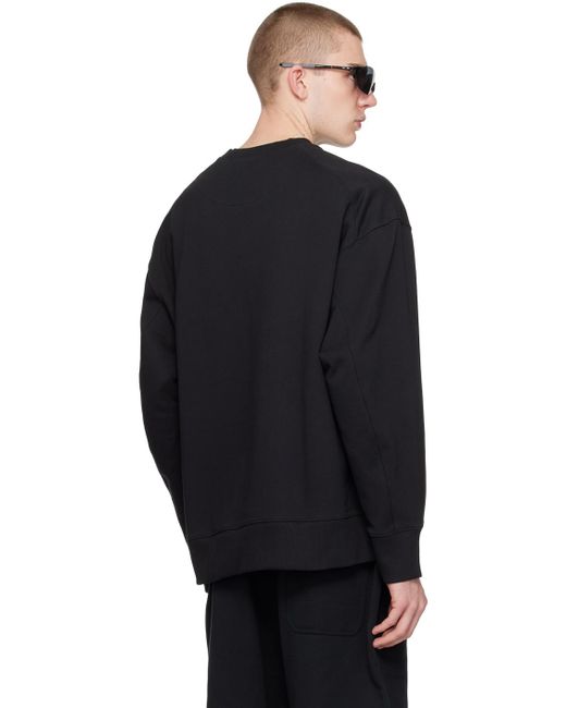 メンズ Y-3 ロゴグラフィック スウェットシャツ Black