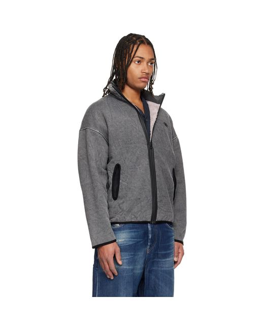 DIESEL Black S-Baty-New Track Jacket for men