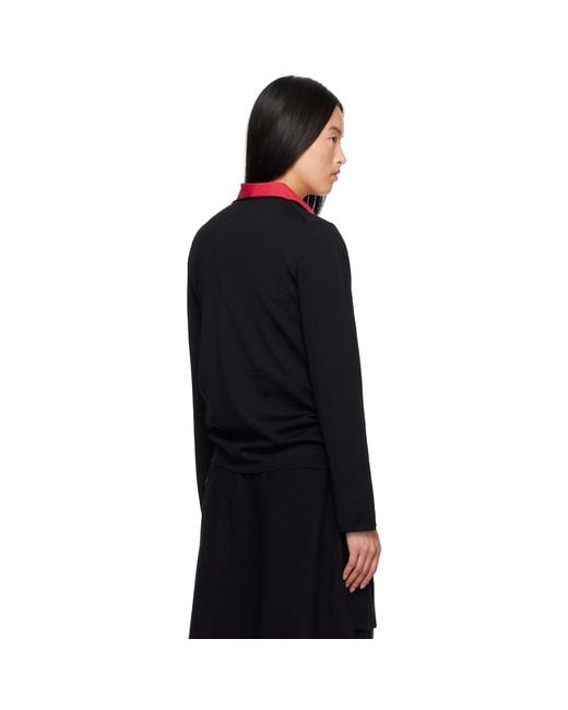 Comme des Garçons Black 'Freedom' Sweater