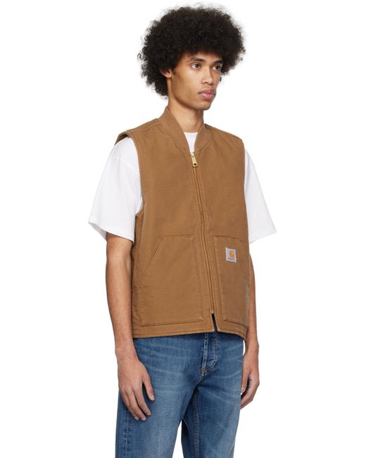 Carhartt Blue Tan Classic Vest for men