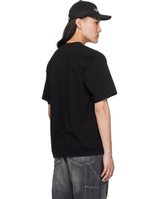 メンズ Neighborhood ブラック N.H Ss-16 Tシャツ Black