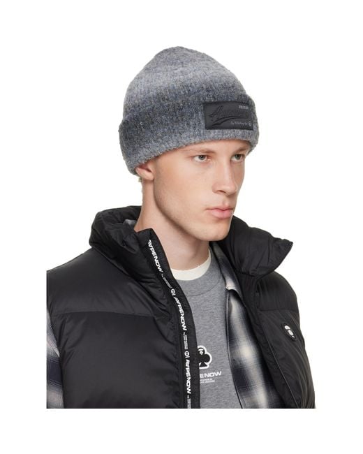 Aape By A Bathing Ape Black Aapeunvs Beanie for men