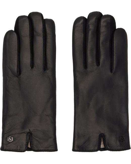 メンズ Handsome Stockholm ブラック Essentials グローブ Black