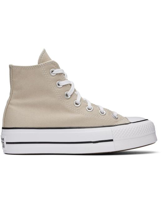 Converse Chuck Taylor All Star Lift Platform Sneakers in Black | Lyst