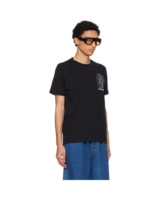 Off-White c/o Virgil Abloh Black Big Double Arrow Slim T-Shirt for men