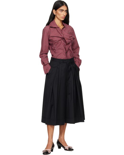 Boucles D'Oreilles À Cœur Et À Cristaux Vivienne Westwood en coloris Black