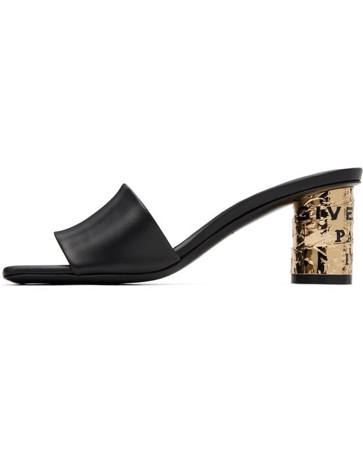 Givenchy Black Tape Heeled Sandals