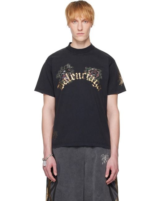 Balenciaga Tacky Tatoo T-Shirt in Black for Men | Lyst