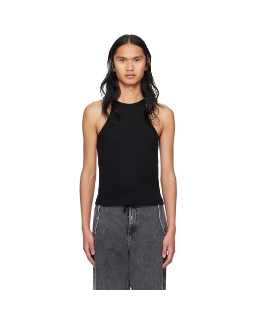 Dion Lee Black Barball Tank Top for men