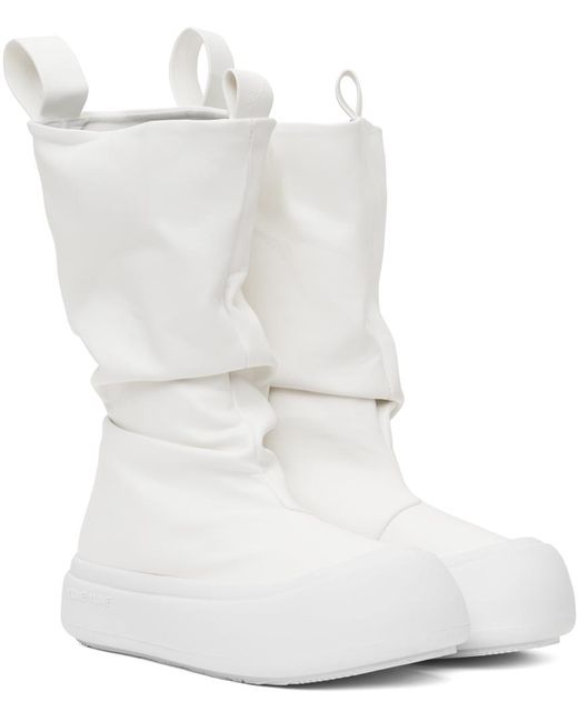 Yume Yume White Low Fisherman Boots