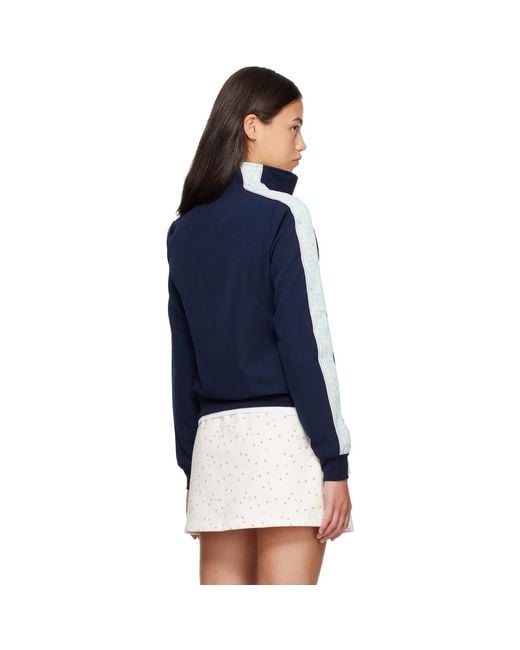 Sandy Liang Blue Lia Jacket