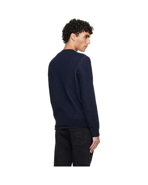 Givenchy Blue Crewneck Sweater for men