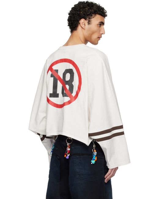 メンズ Doublet オフホワイト Pztodayエディション 'Only Fans' Tシャツ White