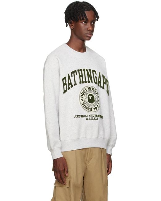 A bathing ape shop crewneck
