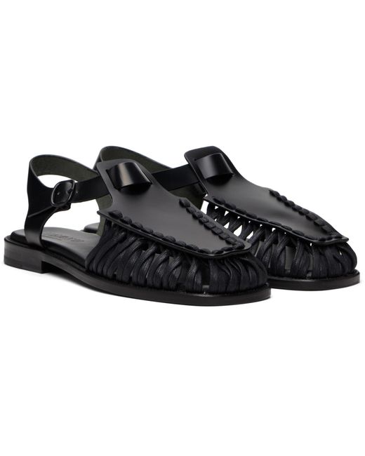 Hereu Black Alaro Sandals for men