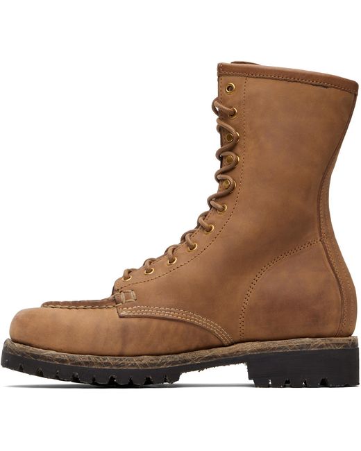 Visvim Brown Scout Moc Boots for men