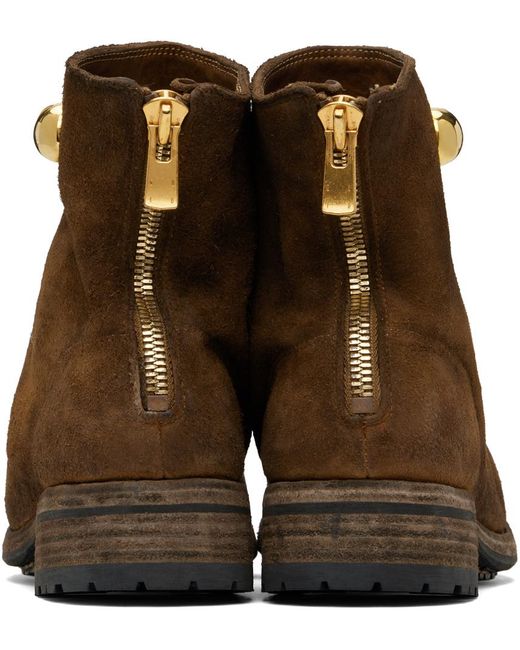 Undercover Brown Tan Guidi Edition Boots for men