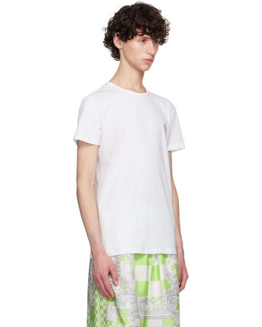 Versace Black Two-Pack Medusa T-Shirts for men