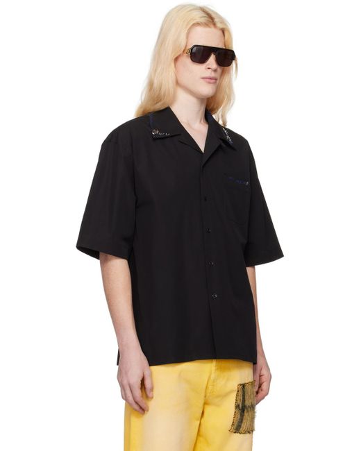 Marni Black Beaded Shirt for men