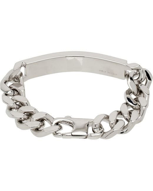 MM6 by Maison Margiela Black Classic Chain Bracelet