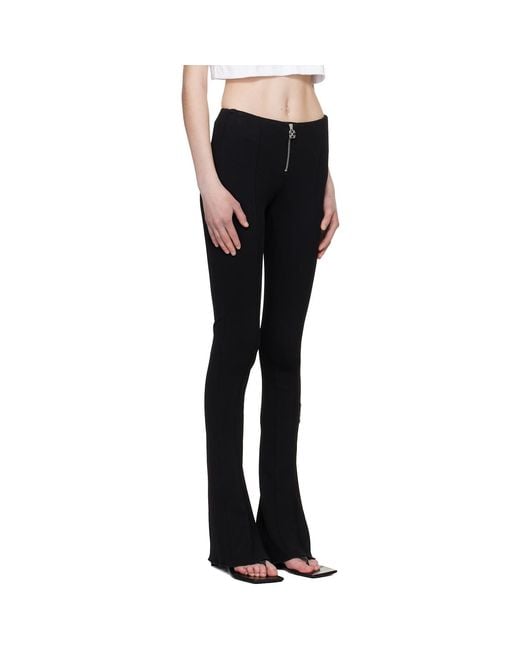 Off-White c/o Virgil Abloh Black Heavy Jersey Slim Trousers