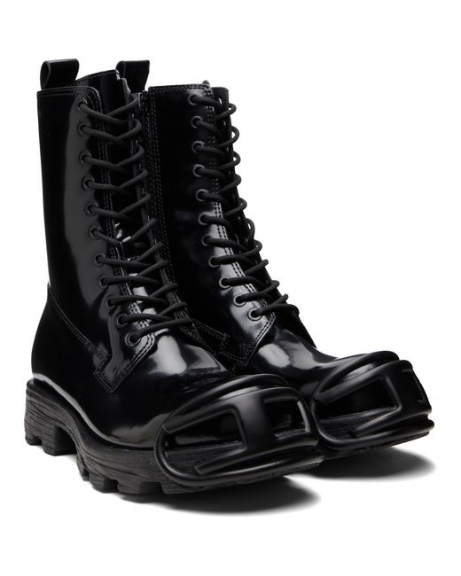 DIESEL Black D-Hammer Bt D Boots for men