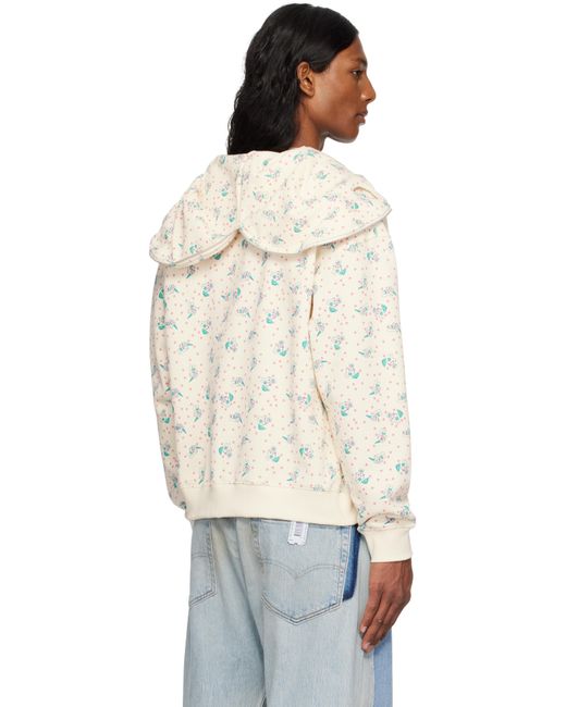 Pull À Capuche Jaune À Motif De Lapins Et À Découpes En Forme De Papillon Ashley Williams pour homme en coloris White
