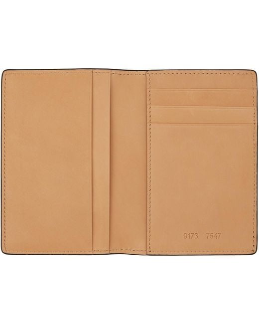 Common Projects Black Folio Wallet for men