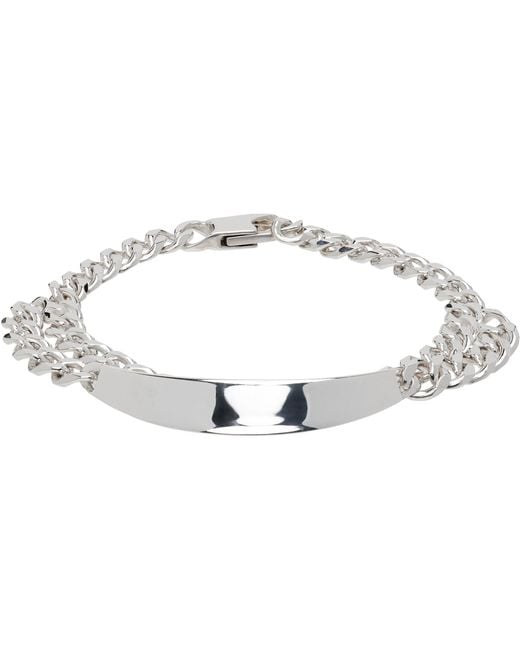 Lemaire Black Id M Bracelet for men
