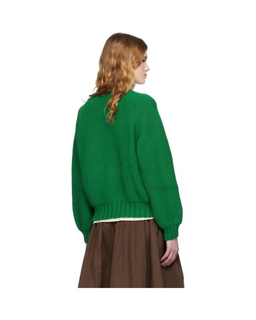 YMC Green Atomic Cardigan