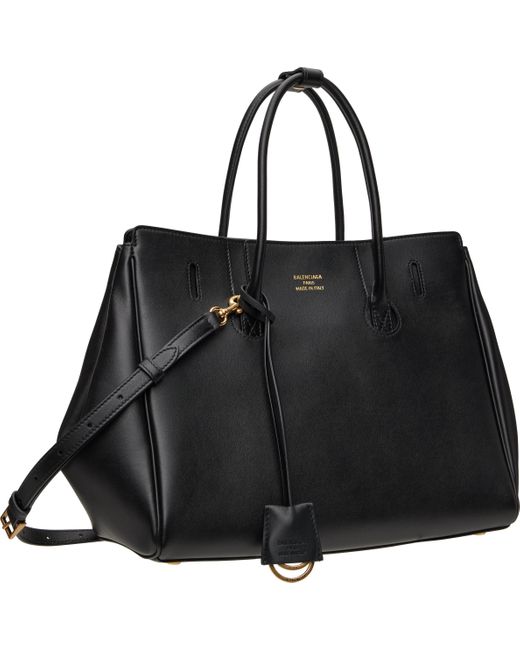 Balenciaga ブラック スモール Hampton Carry All バッグ Black