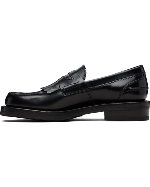 Our Legacy Black Leather Loafers for men