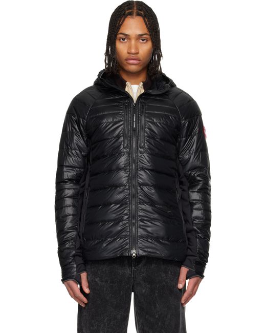 Blouson Hybridge Lite Noir Rembourré En Duvet À Capuche Canada Goose pour homme en coloris Black
