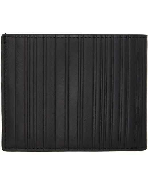 Paul Smith Black Shadow Stripe Wallet for men